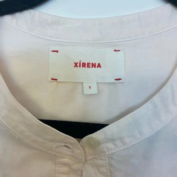 Xirena Lily Long Sleeve Blouse Light Pink Size Small - Picture 4 of 6